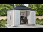 BEYOND SHED 10x12.6 Backyard Office Shed with Floors, Windows, and Lockable Doors