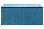 Arrow Elite 10 x 14 x 8 ft Blue Grey Steel Storage Shed