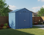 Arrow Select Steel Storage Shed, 6x4, Blue Grey