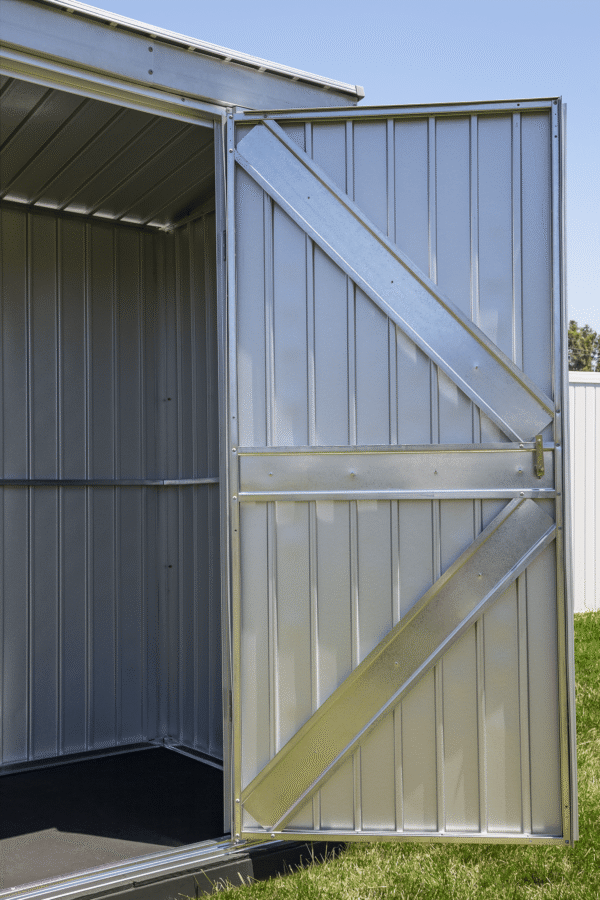 Arrow Elite 8 x 6 x 8 ft Galvalume Steel Storage Shed