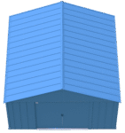 Arrow Classic 12 x 12 x 8 ft Blue Grey Steel Storage Shed