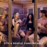 Rylan Indoor Infrared Corner Sauna – 4 Person