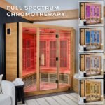 Rylan Indoor Infrared Corner Sauna – 4 Person