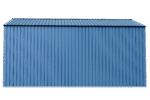 Arrow Elite 14 x 14 x 8 ft Blue Grey Steel Storage Shed