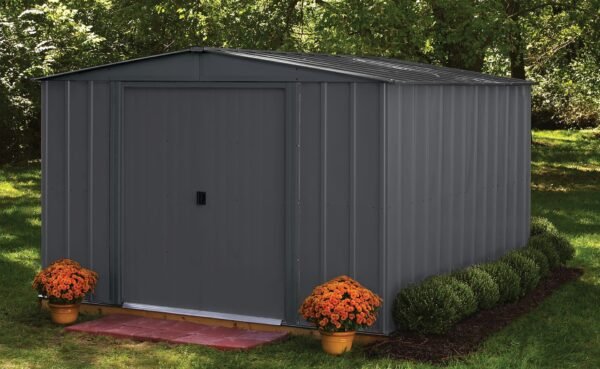 Arrow 10 x 10 x 6 ft Anthracite Shed
