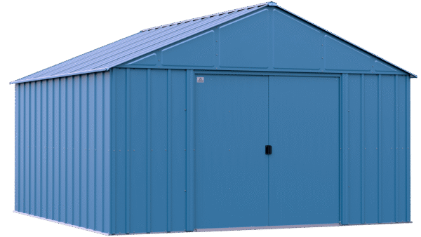 Arrow Classic 12 x 12 x 8 ft Blue Grey Steel Storage Shed