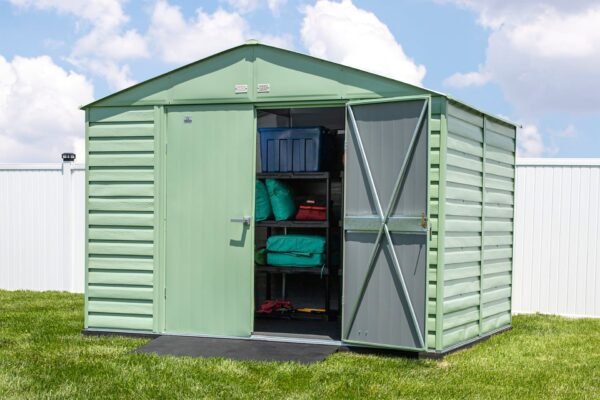 Arrow Select 10 x 8 x 8 ft Green Shed