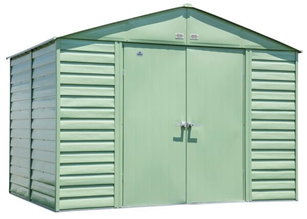 Arrow Select 10 x 8 x 8 ft Green Shed