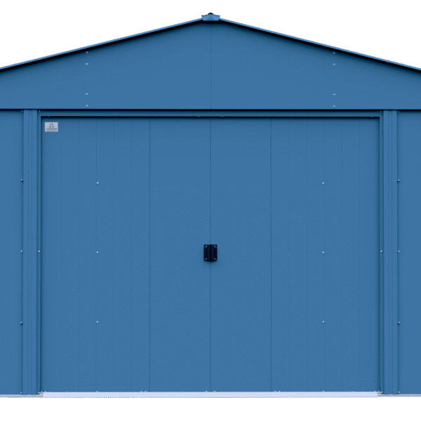 Arrow Classic Metal Shed, 14 x 17, Blue Grey