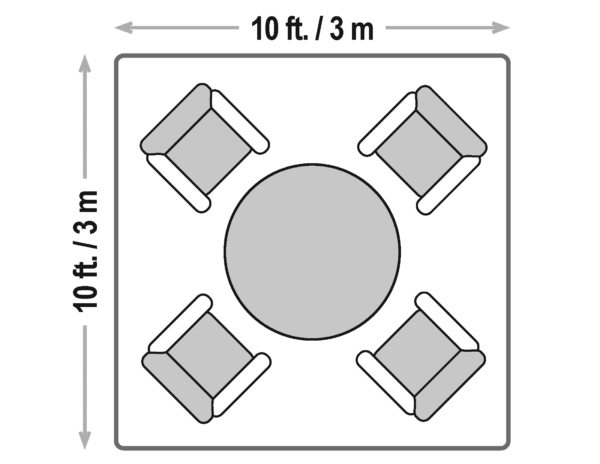 Quik Shade Expedition Blue Slant Leg Pop-Up Canopy