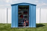 Arrow 6 x 7 x 6 ft Blue Shed