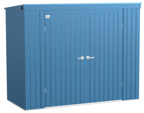 Arrow Elite 8 x 4 x 6 ft Blue Grey Steel Storage Shed