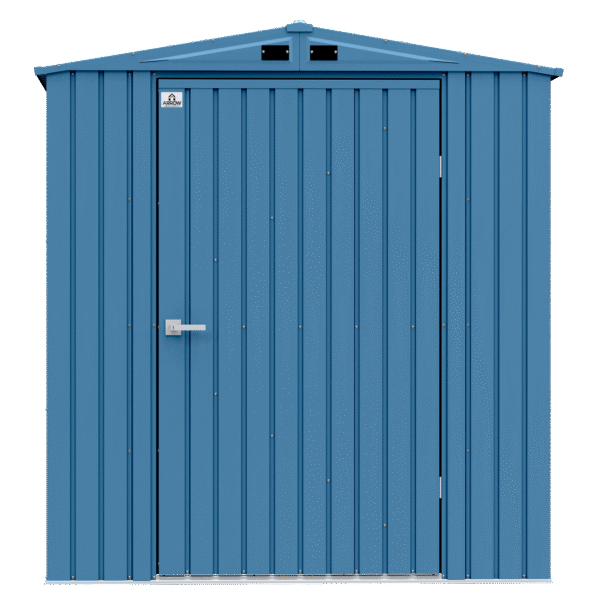 Arrow Elite 6 x 6 x 7 ft Blue Grey Steel Storage Shed