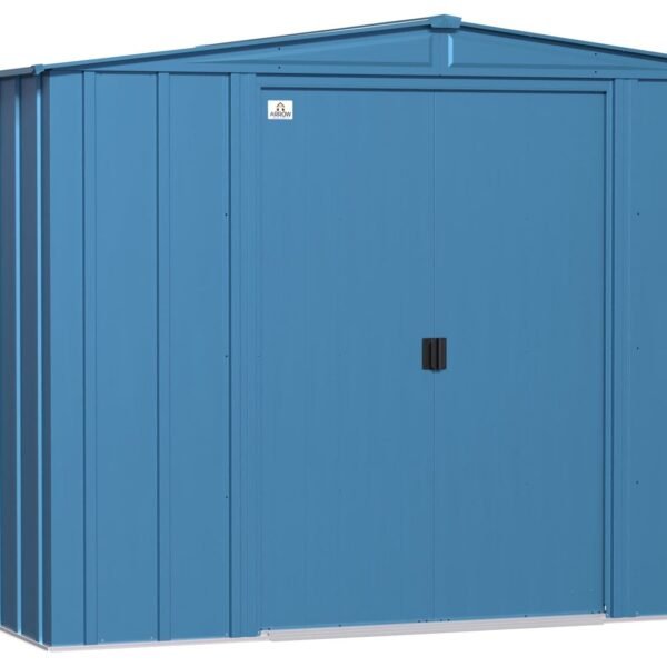 Arrow 8 x 7 x 6 ft Blue Grey Shed