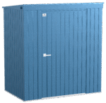 Arrow Elite 6 x 4 x 6 ft Blue Grey Steel Storage Shed