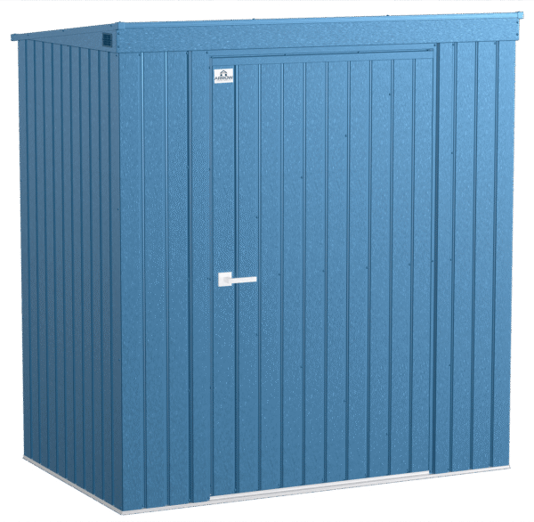 Arrow Elite 6 x 4 x 6 ft Blue Grey Steel Storage Shed