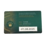 Rolex 1908 18k Yellow Gold Intense White Dial Mens Watch 52508 Box Card