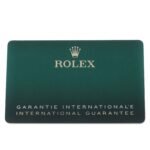 Rolex 1908 Yellow Gold Black Dial Mens Watch 52508 Card