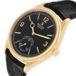 Rolex 1908 Yellow Gold Black Dial Mens Watch 52508 Unworn