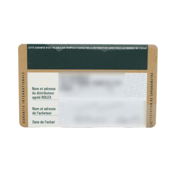 Rolex Air King 34 Salmon Dial Smooth Bezel Mens Watch 114200 Card