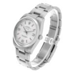 Rolex Air King 34 Silver Dial Steel Mens Watch 114200