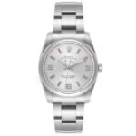 Rolex Air King 34 Silver Dial Steel Mens Watch 114200