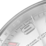 Rolex Air King 34 Silver Pink Baton Dial Steel Mens Watch 114200