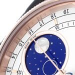 Rolex Cellini Moonphase White Dial Rose Gold Mens Watch 50535