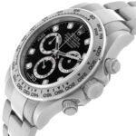 Rolex Cosmograph Daytona 18K White Gold Diamond Mens Watch 116509 Box Card