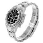 Rolex Cosmograph Daytona 18K White Gold Diamond Mens Watch 116509 Box Card