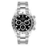 Rolex Cosmograph Daytona 18K White Gold Diamond Mens Watch 116509 Box Card