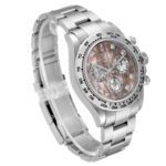 Rolex Cosmograph Daytona 18K White Gold MOP Diamond Mens Watch 116509 Unworn