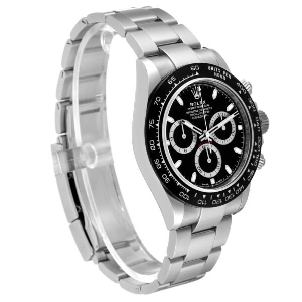 Rolex Cosmograph Daytona Ceramic Bezel Black Dial Steel Mens Watch 116500 Unworn