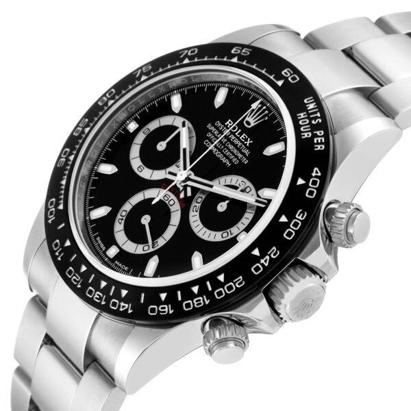 Rolex Cosmograph Daytona Ceramic Bezel Black Dial Steel Mens Watch 116500 Unworn
