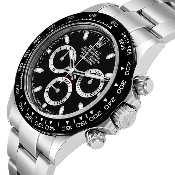 Rolex Cosmograph Daytona Ceramic Bezel Black Dial Steel Mens Watch 116500