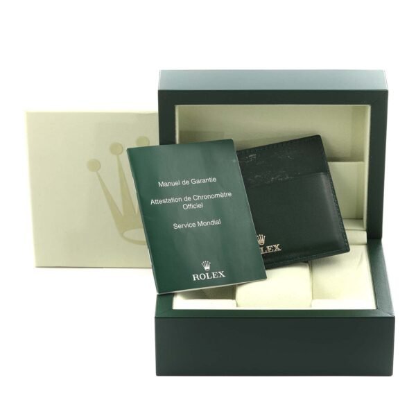 Rolex Date 34 Steel White Gold Black Diamond Dial Mens Watch 115234