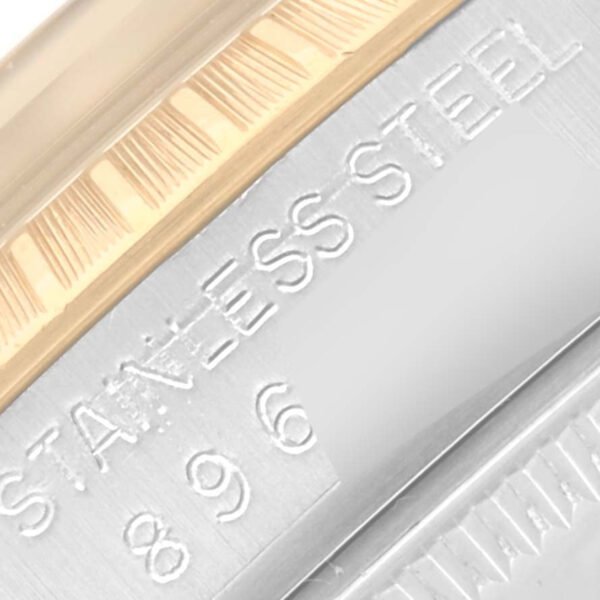 Rolex Date 34mm Steel Yellow Gold Mens Watch 15053 Box Papers