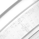 Rolex Date Black Dial Steel Mens Watch 115200 Box Card