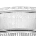 Rolex Date Blue Dial Steel Ladies Watch 69240 Box Papers