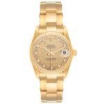 Rolex Datejust 31 Midsize 18K Yellow Gold Diamond Watch 68278