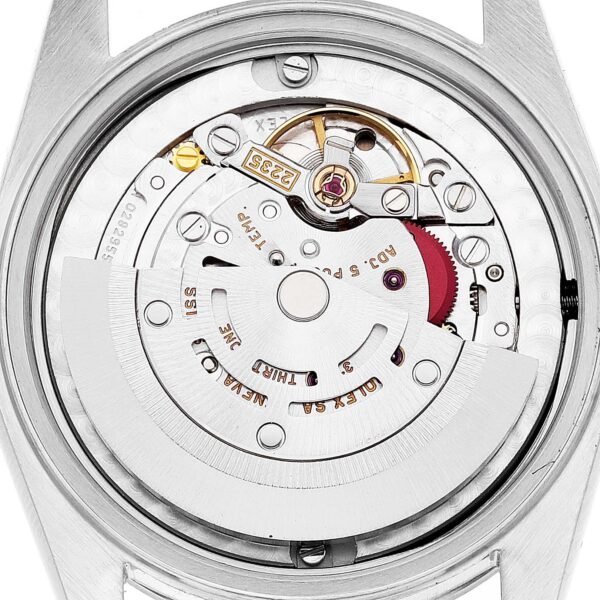 Rolex Datejust 31 Midsize Black Baton Dial Steel Ladies Watch 78240 Box Papers