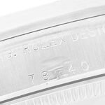 Rolex Datejust 31 Midsize Black Baton Dial Steel Ladies Watch 78240 Box Papers