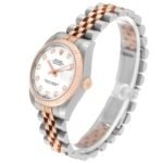 Rolex Datejust 31 Midsize Steel Rose Gold Diamond Ladies Watch 178271 Unworn