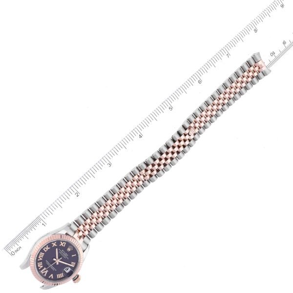 Rolex Datejust 31 Midsize Steel Rose Gold Diamond Ladies Watch 278271 Box Card