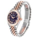 Rolex Datejust 31 Midsize Steel Rose Gold Diamond Ladies Watch 278271 Box Card