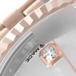 Rolex Datejust 31 Midsize Steel Rose Gold Diamond Ladies Watch 278271 Unworn