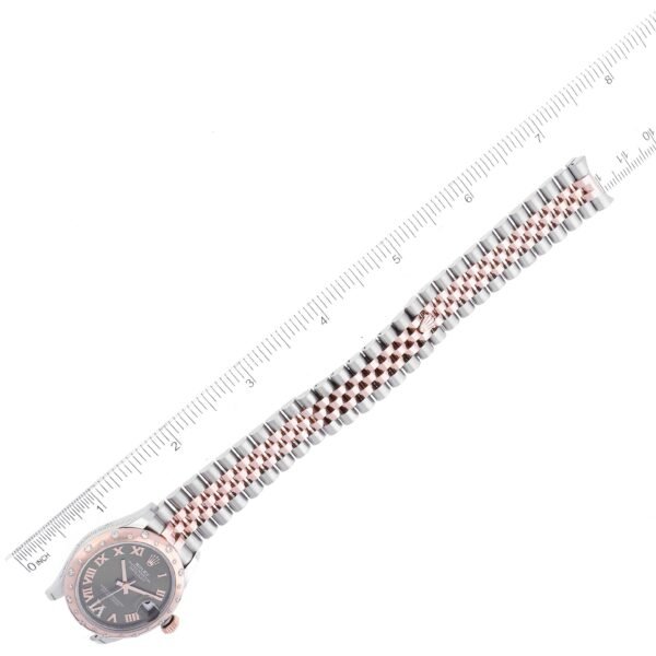 Rolex Datejust 31 Midsize Steel Rose Gold Diamond Ladies Watch 278341 Box Card