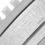 Rolex GMT Master II Batgirl Black Blue Bezel Steel Mens Watch 126710 Box Card