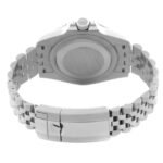 Rolex GMT Master II Batgirl Black Blue Bezel Steel Mens Watch 126710 Box Card