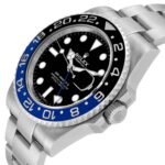 Rolex GMT Master II Batman Black Blue Bezel Steel Mens Watch 116710 Box Card